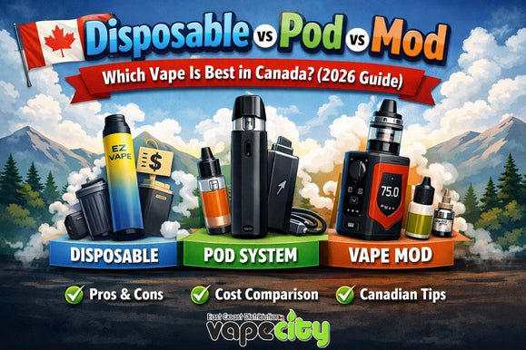 Disposable vs Pod vs Mod: Which Vape Is Best in Canada? (2026 Guide)