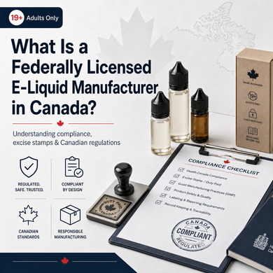 What is a Federally Licensed E-Liquid Manufacturer Image
