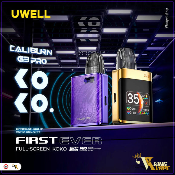 Caliburn G3 Pro Koko Open Pod Kit now available!
