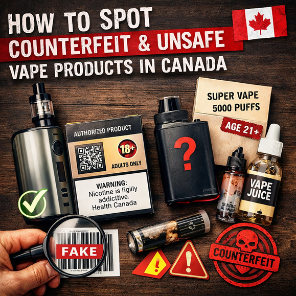 How to Spot Counterfeit or Unsafe Vape Products in Canada