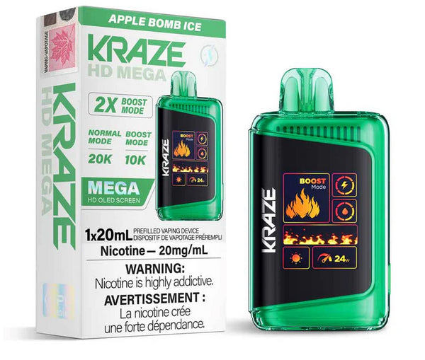 Kraze HD MEGA 20K Puff Disposable
