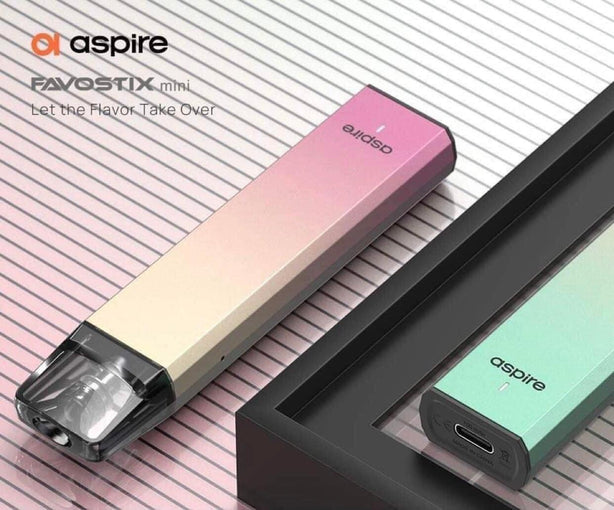 Aspire Favostix Pod Kit promotional banner.