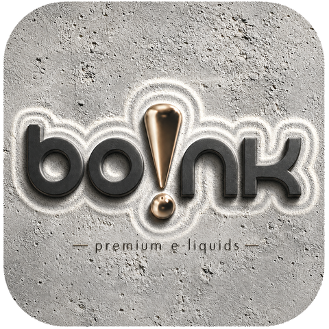 Boink logo on a sand background
