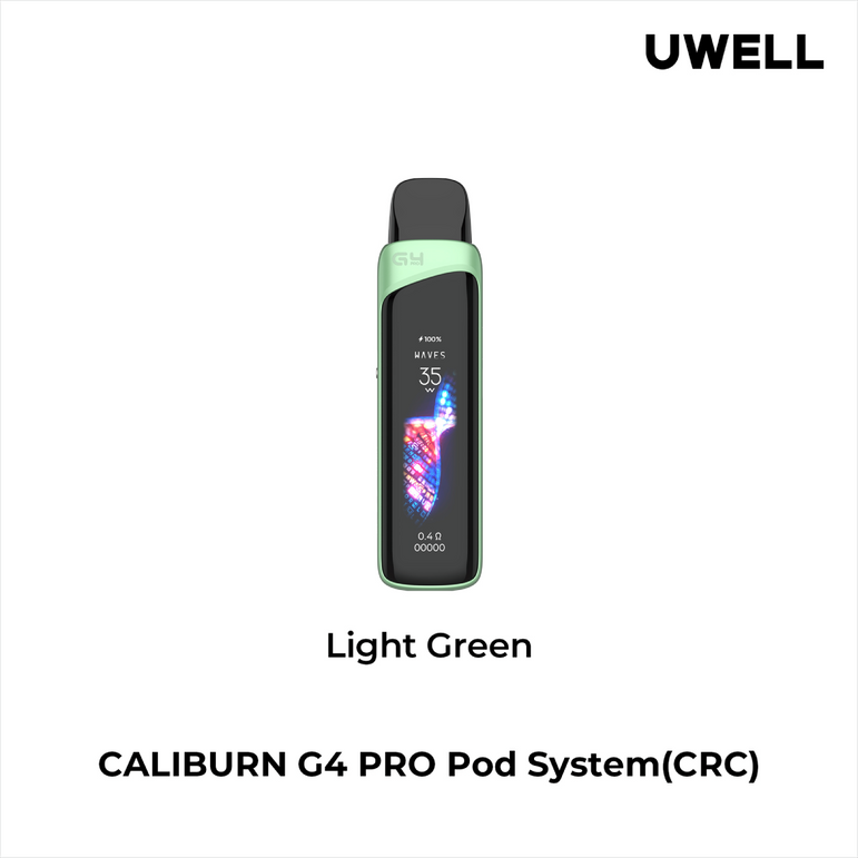 Uwell Caliburn G4 Pro vape device light green color