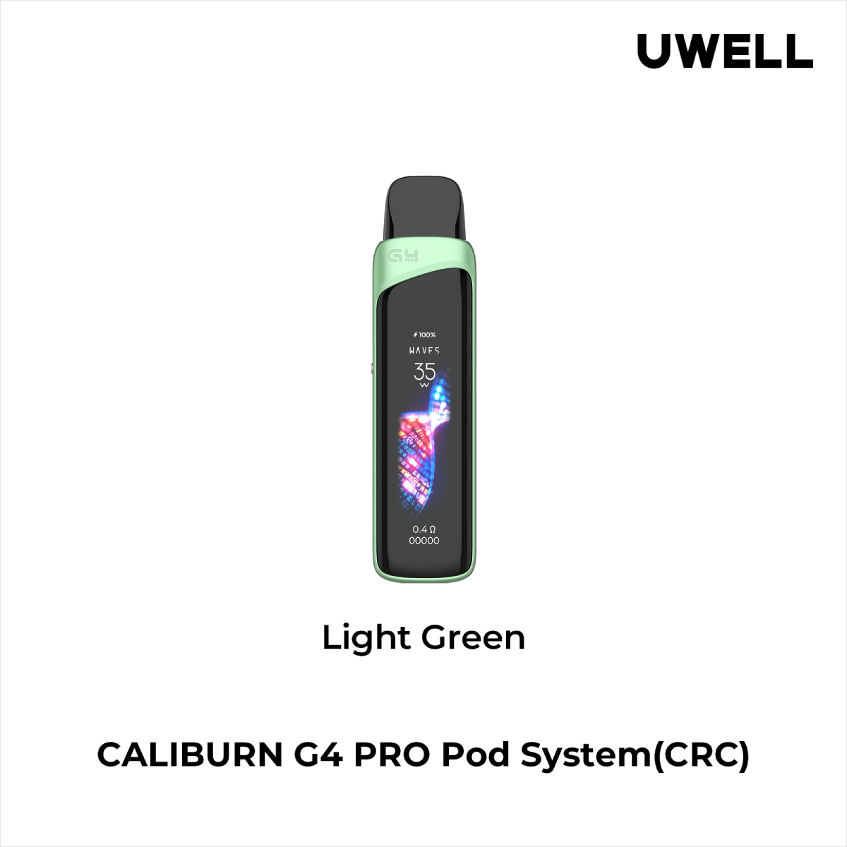 Uwell Caliburn G4 Pro vape device light green color