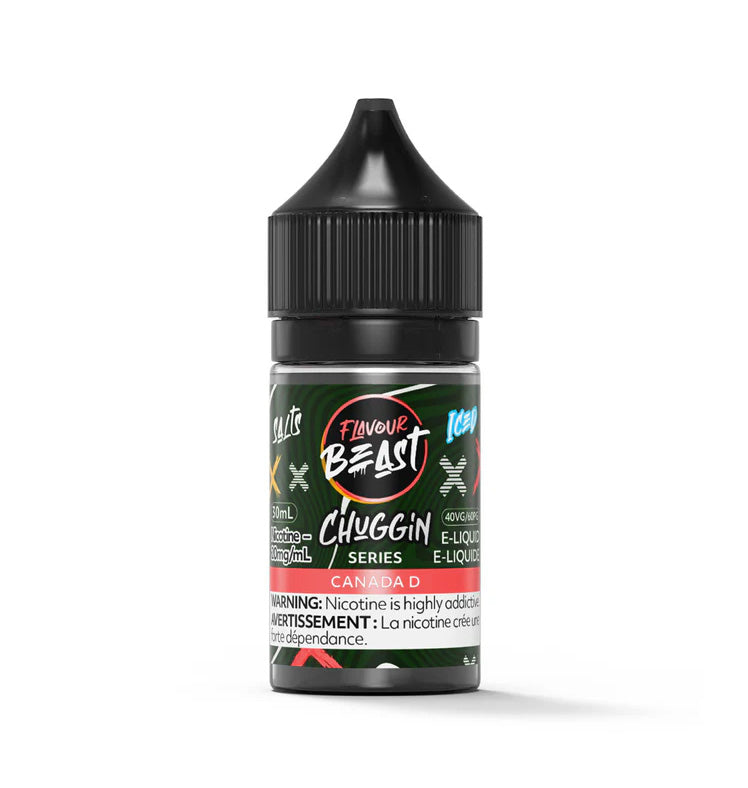 Flavour Beast salt e-juice Chuggin' Canada D flavor 30ml.
