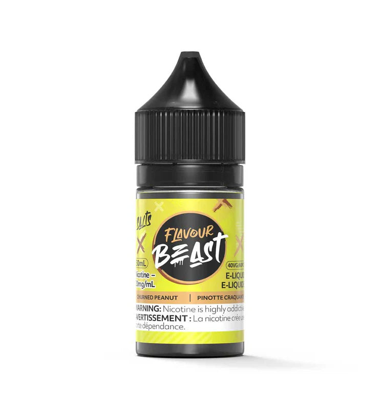 Flavour Beast salt e-juice Churred Peanut flavor 30ml.