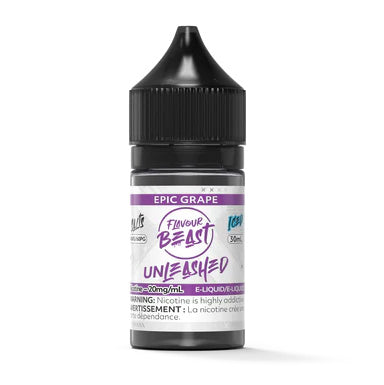 Flavour Beast salt e-juice Epic Grape flavor 30ml.
