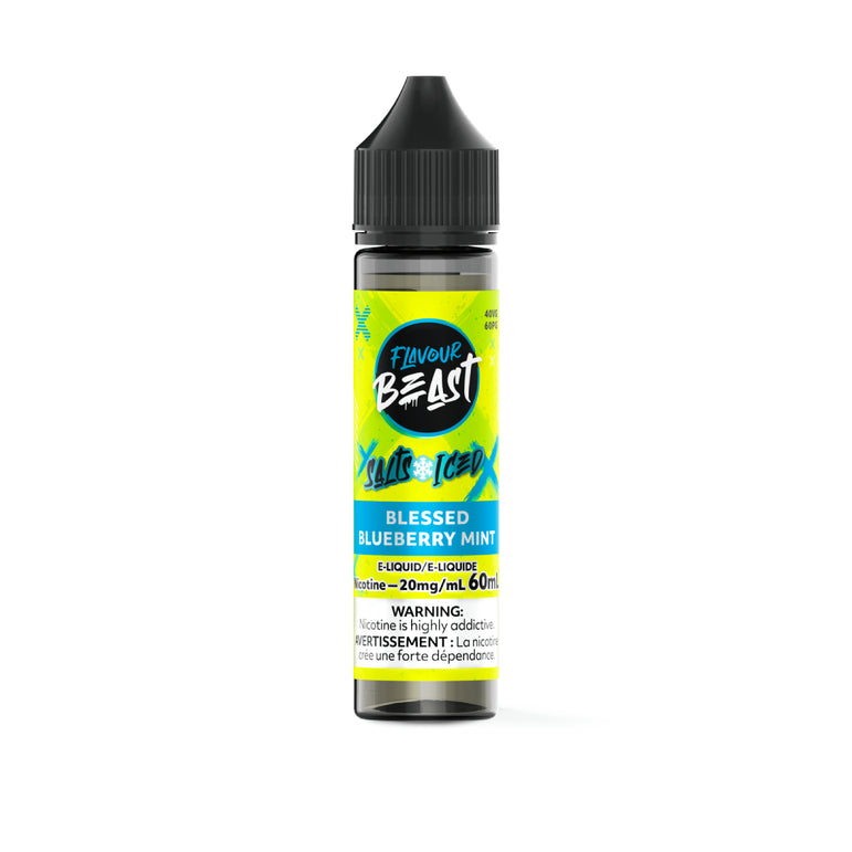 Vape juice bottle with 'Flavour Beast' branding on a white background