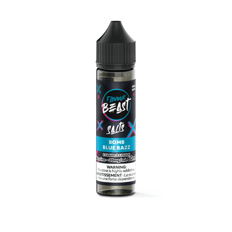 Vape juice bottle with 'Flavour Beast' branding on a white background