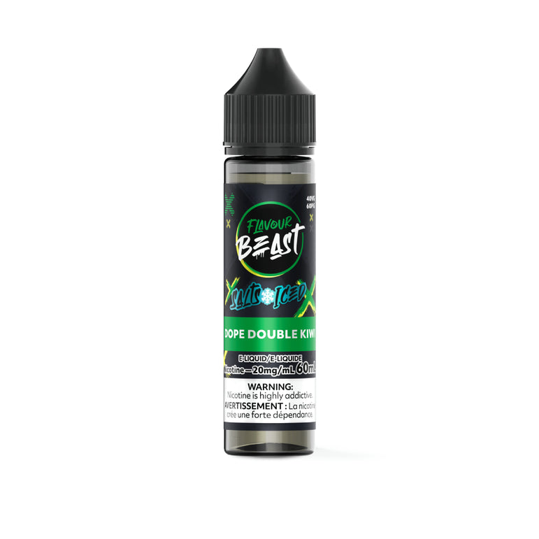 Flavour Beast vape juice bottle on a white background