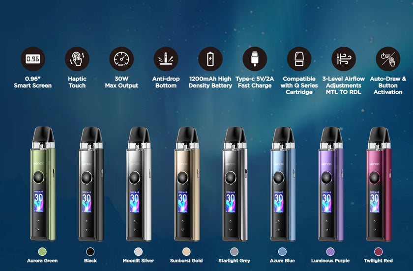 Geekvape Wenax Q Colors