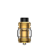 Gold Geekvape Z Tank on a white background.