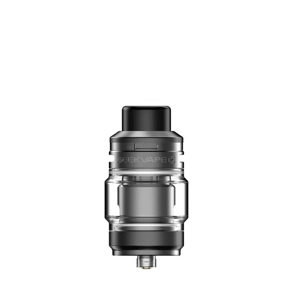 Geekvape Z sub-ohm tank gunmetal color on a white background.
