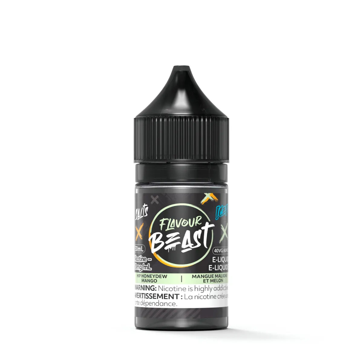 Flavour Beast salt e-juice BlHip Honeydew Mango flavor 30ml.