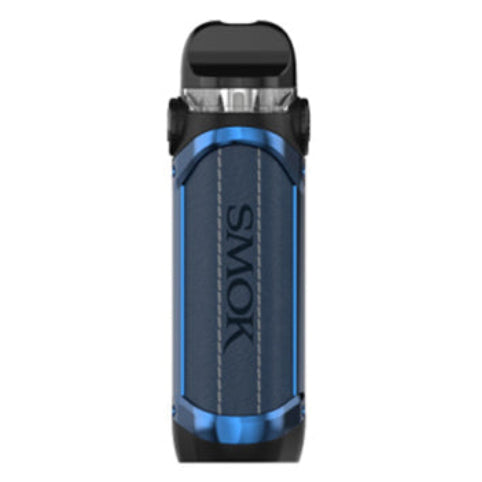 Blue and black Smok IPX 80 device on a white background