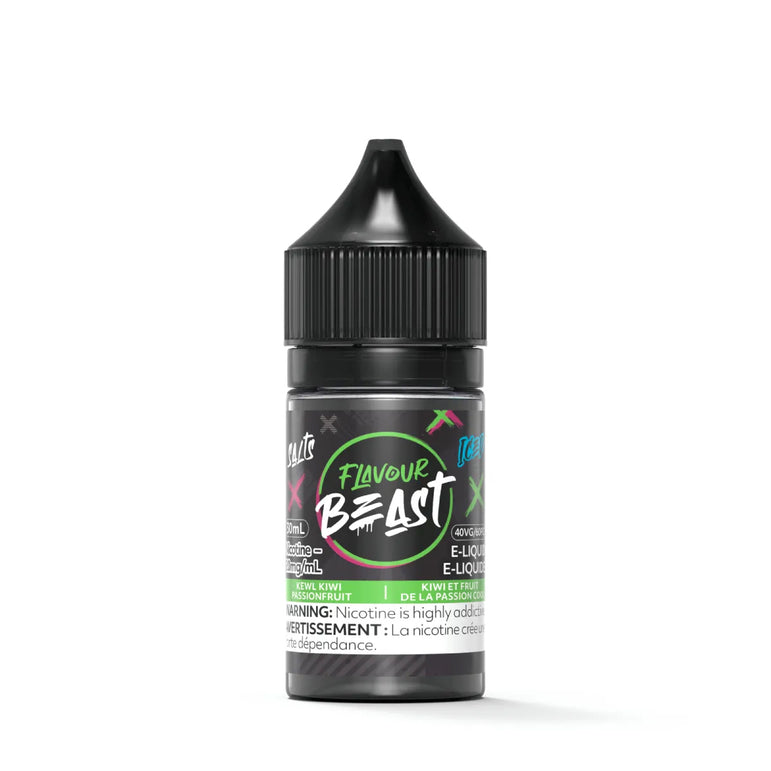 Flavour Beast salt e-juice Kewl Kiwi Passionfruit flavor 30ml.