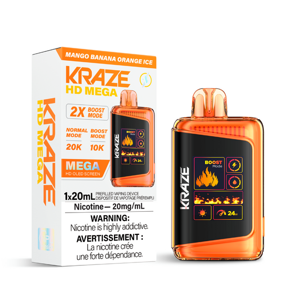 Kraze HD MEGA 20K Puff Disposable