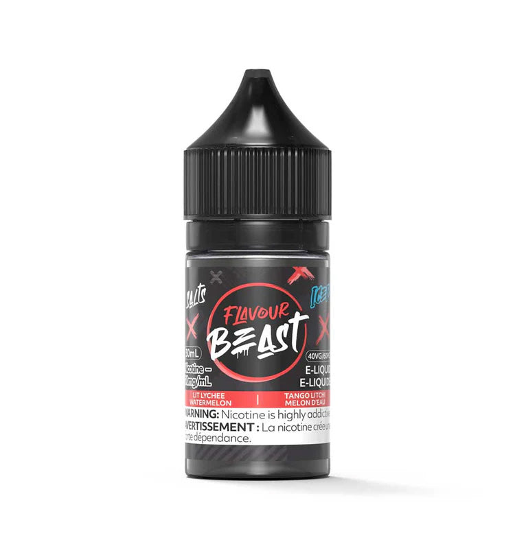 Flavour Beast salt e-juice Lit Lychee Watermelon flavor 30ml.