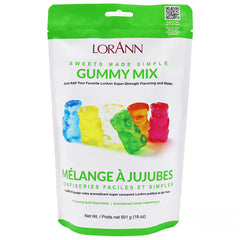 LorAnn Gummy Mix packaging with colorful gummy bears on a white background
