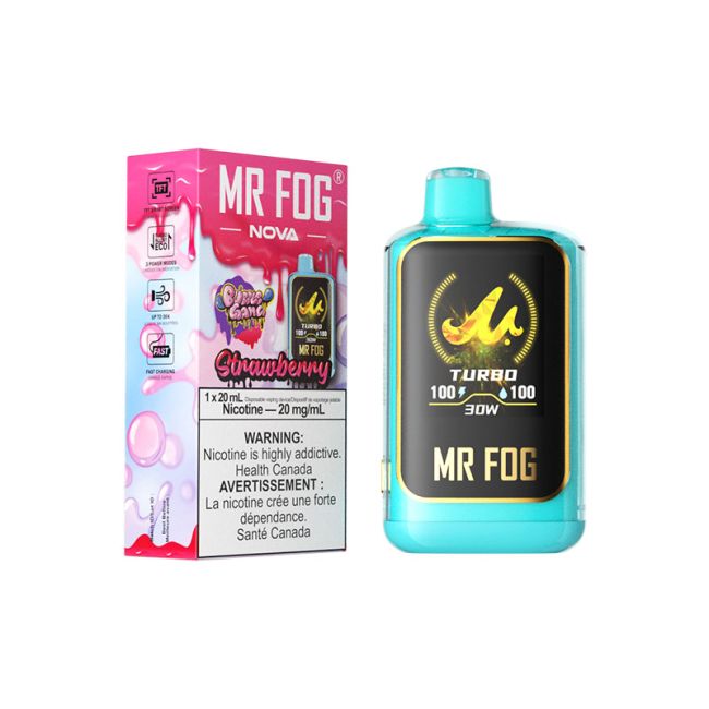 mr fog nova miami mint Mr. 36K Disposable - Strawberry Bubble Gang Color:Platinum (Silver) vape bulk VUSE PRO SMART DEVICE