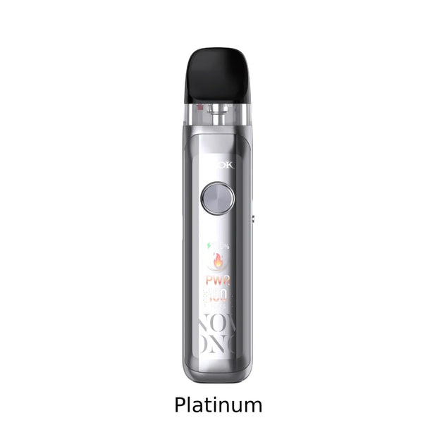 A SMOK Axis Platinum open pod kit on a white background.