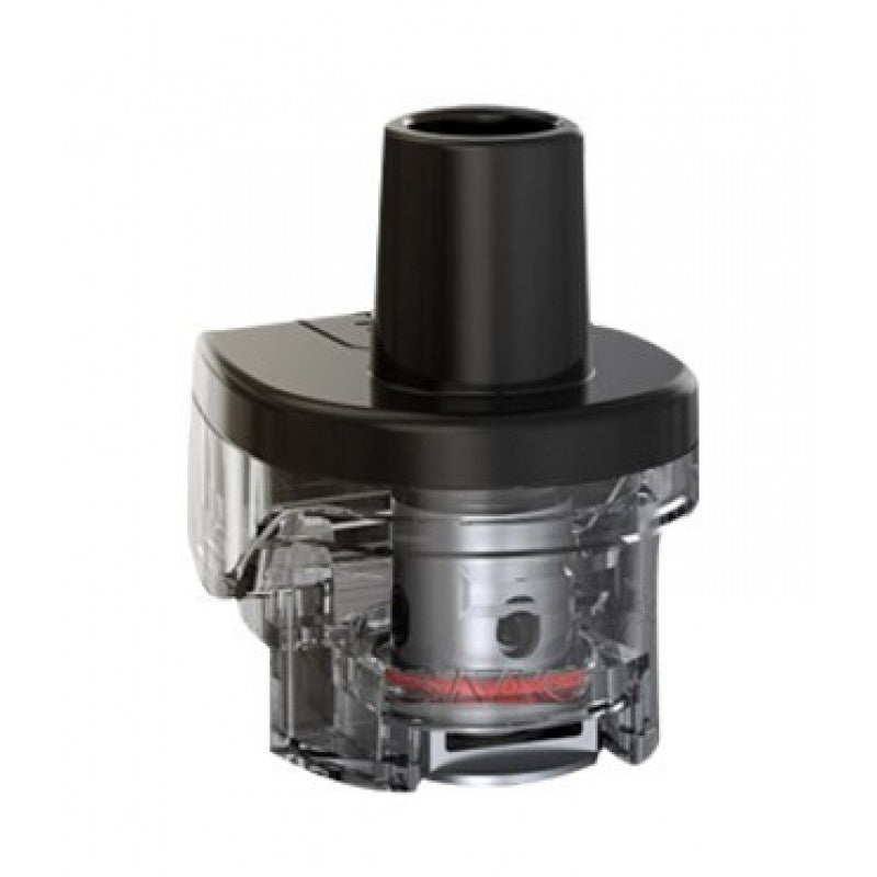 SMOK RPM80 pod clear and black vape tank on a white background