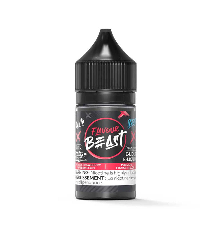 Flavour Beast salt e-juice Savage Strawberry Watermelon flavor 30ml.