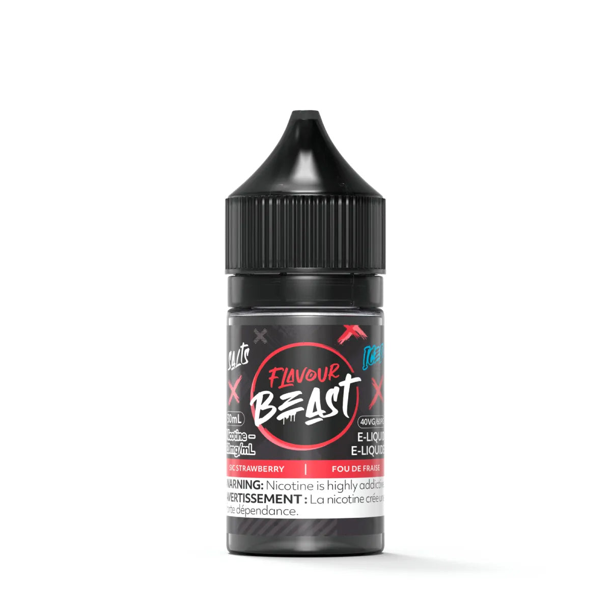 Flavour Beast salt e-juice Sic Strawberry flavor 30ml.