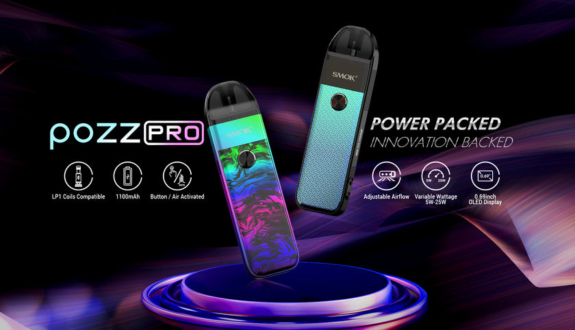 Smok Pozz Pro Pod Kit promotional banner.