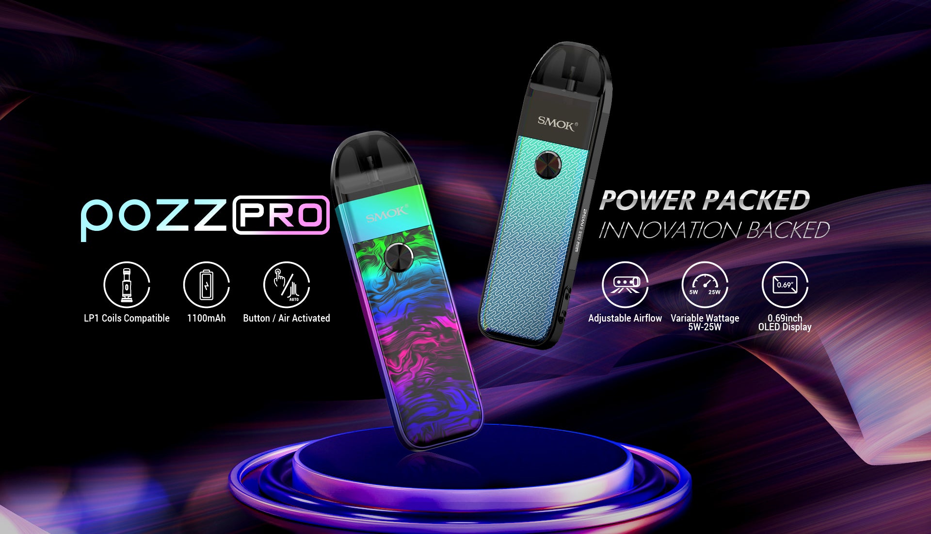 Smok Pozz Pro Pod Kit promotional banner.