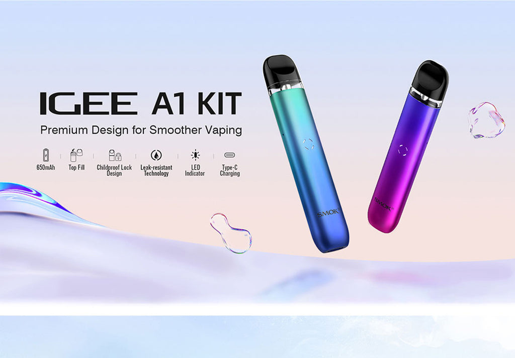 Smok IGEE A1 Open Pod Vape Kit | Buy Online Canada VapeCity | East Coast Distribution - VapeCity Smok IGEE A1 Open Pod Vape Kit | Buy Online Canada VapeCity | East Coast Distribution - VapeCity