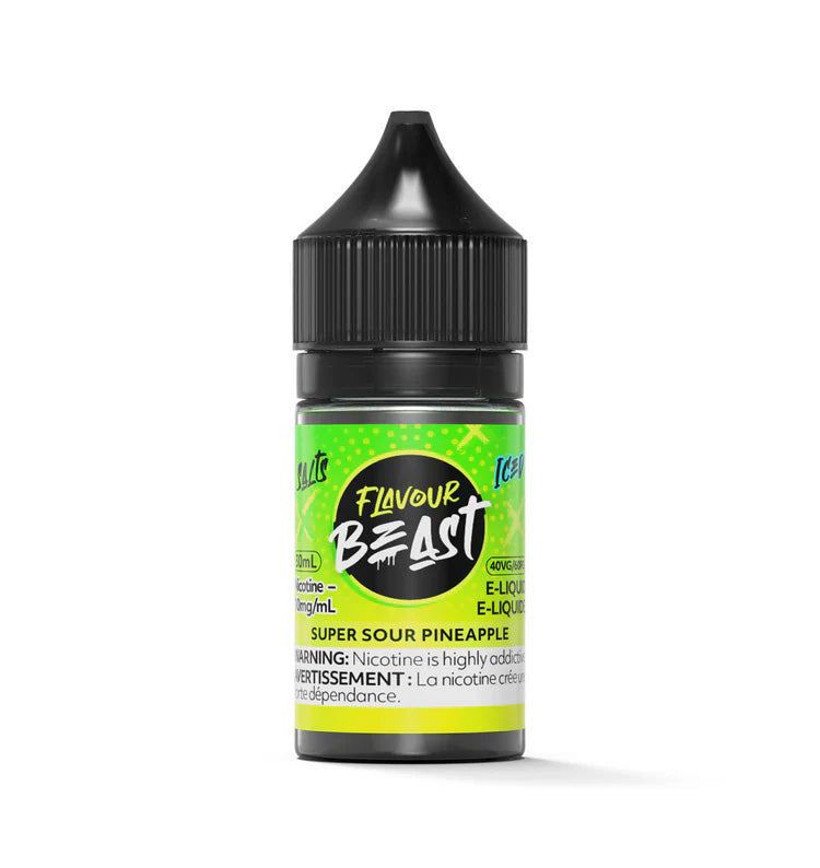 Flavour Beast salt e-juice Super Sour Pineapple flavor 30ml.