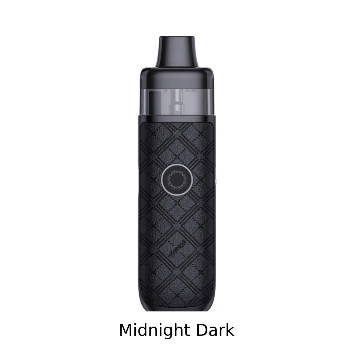 Burgundy midnight dark UWell Typhos vape device with textured pattern on a white background.