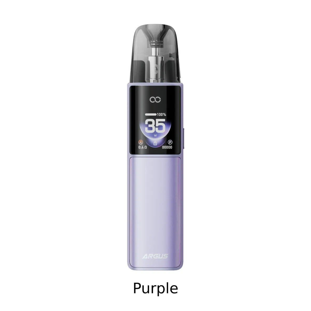 One purple Voopoo Argus G4 vape device on a white background