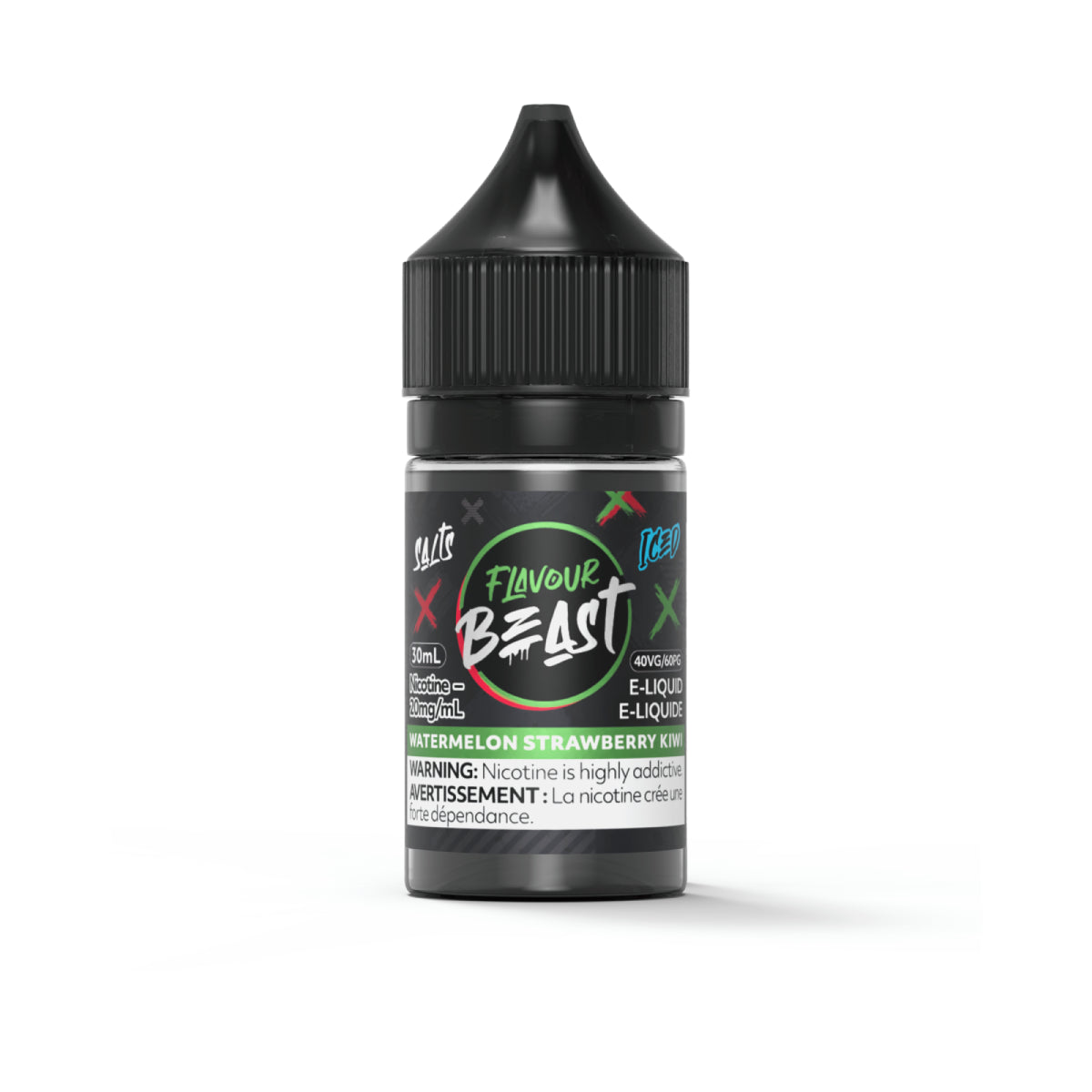 Flavour Beast e-liquid bottle on a white background