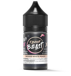 Flavour Beast salt e-juiceWicked White Peach flavor 30ml.