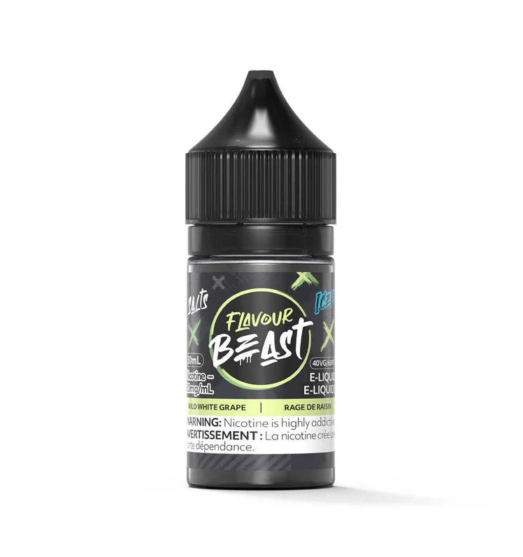 Flavour Beast salt e-juice Wild White Grape flavor 30ml.