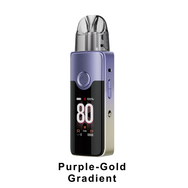 VINCI E80 with purple and gold gradient on a white background