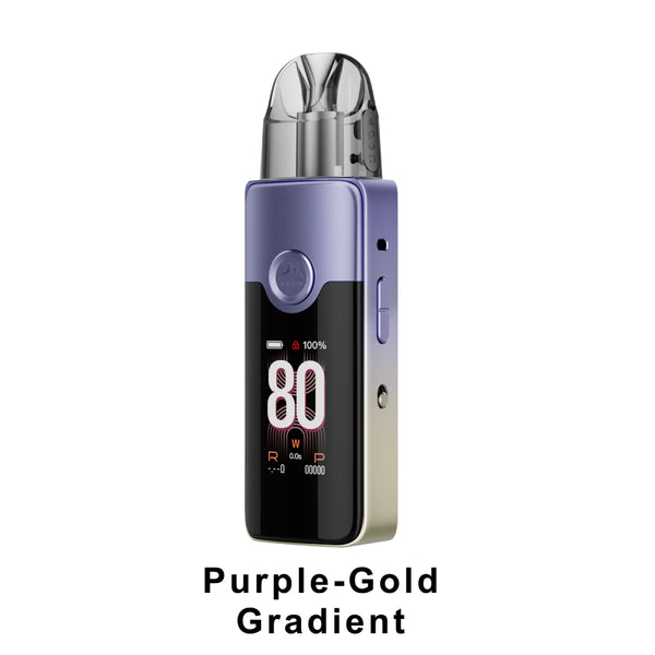 VINCI E80 with purple and gold gradient on a white background