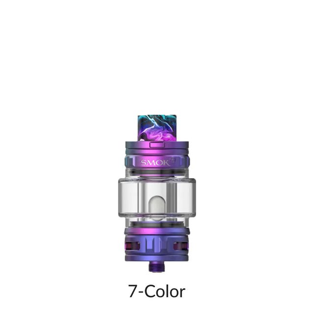 SMOK TFV18 Tank 7-color on a white background
