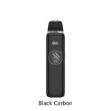 UWell Caliburn G5 Open Pod Kit Black carbon vape device on a white background