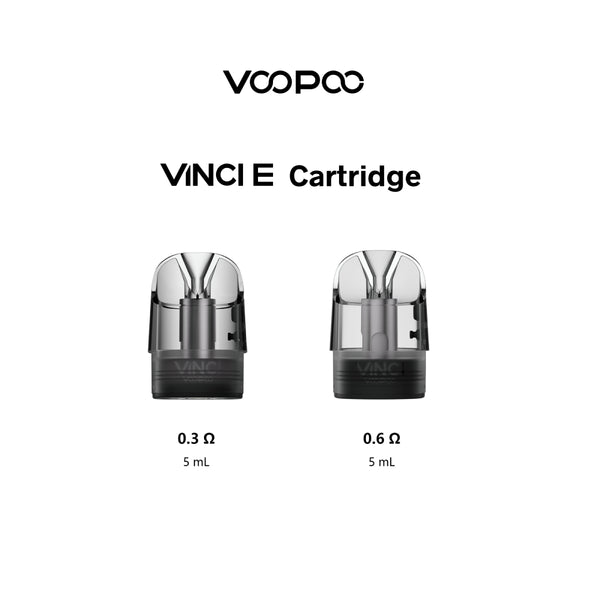 VOOPOO VINCI E Cartridge with two variants on a white background