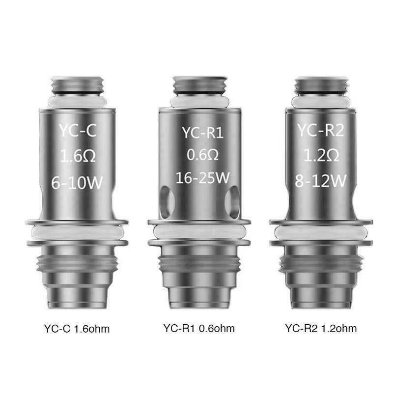 VooPoo YC coils x 3 on a white background.