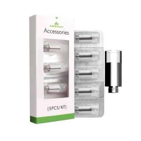 Airistech Quaser Wax Coils with packaging on a white background.