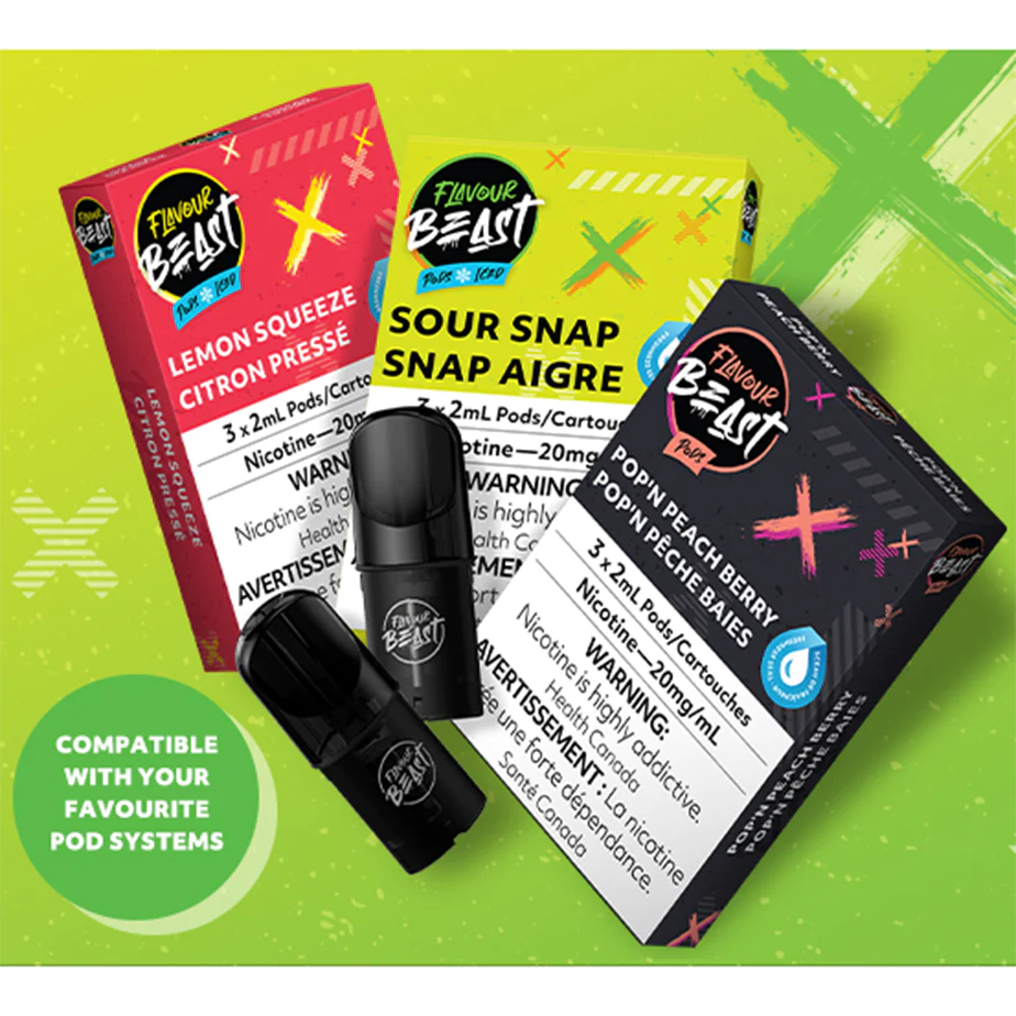 Flavour Beast Disposable Vape Pods | Buy Online Canada  VapeCity | East  Coast Distribution - VapeCity