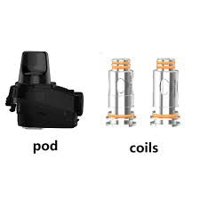 Aegis Boost pod with coils displayed in a white background.