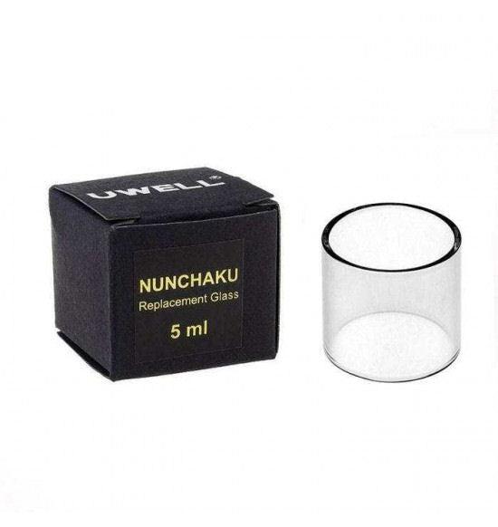 Nunchaku replacement glass with retail packaging.