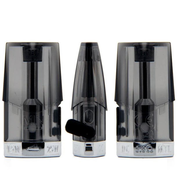 Smok NFix replacement pods showning front, back and side views on a white background.