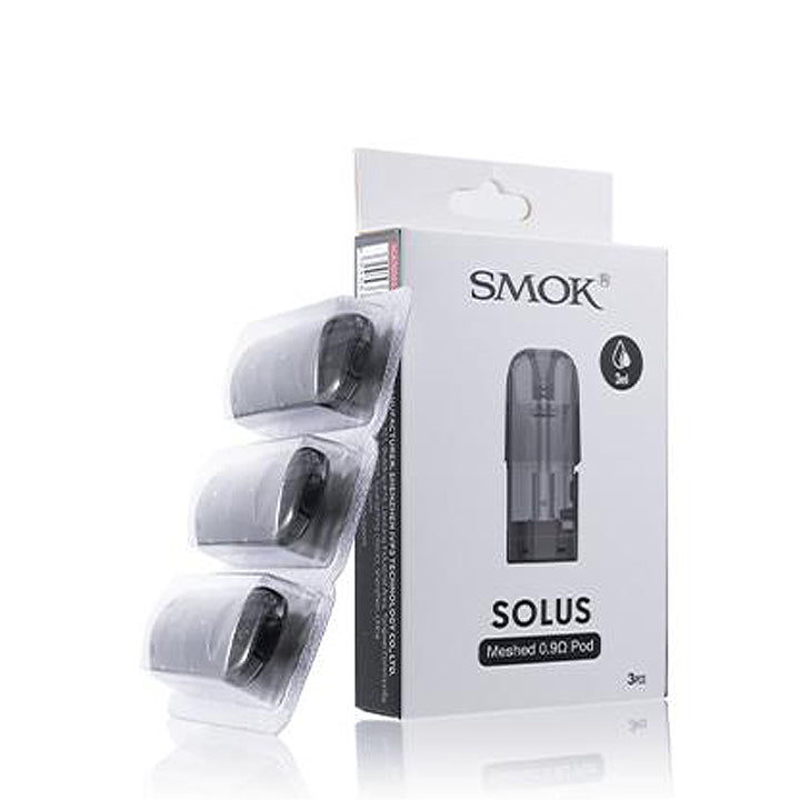 Smok Solus Replacement Pods with packaging on a white background.